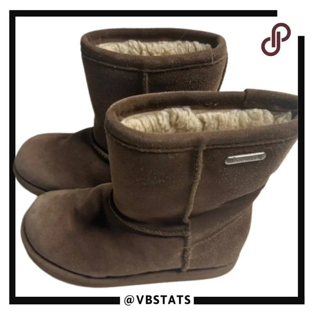 Emu Australia Brumby Lo Kids Midcalf Boot in Brown‎ Size 12 (Kids)